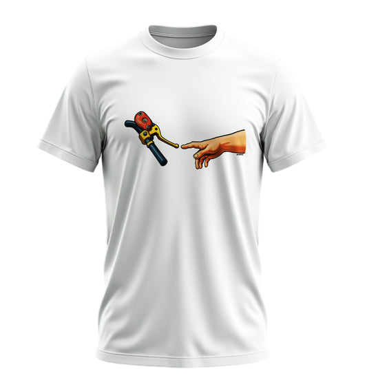 Touch The Motorcycle - 10 Farklı Renk - Unisex Rahat Kalıp Baskılı Tişört - Moto Garage Collection