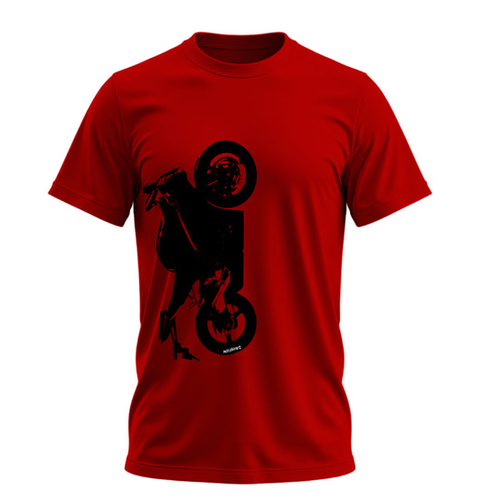 Blaze Serpent Racing Motosiklet - 10 Farklı Renk - Unisex Rahat Kalıp Baskılı Tişört - Moto Garage Collection
