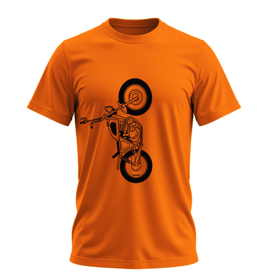 The Classic Steel Nomad - 10 Farklı Renk - Unisex Rahat Kalıp Baskılı Tişört - Moto Garage Collection