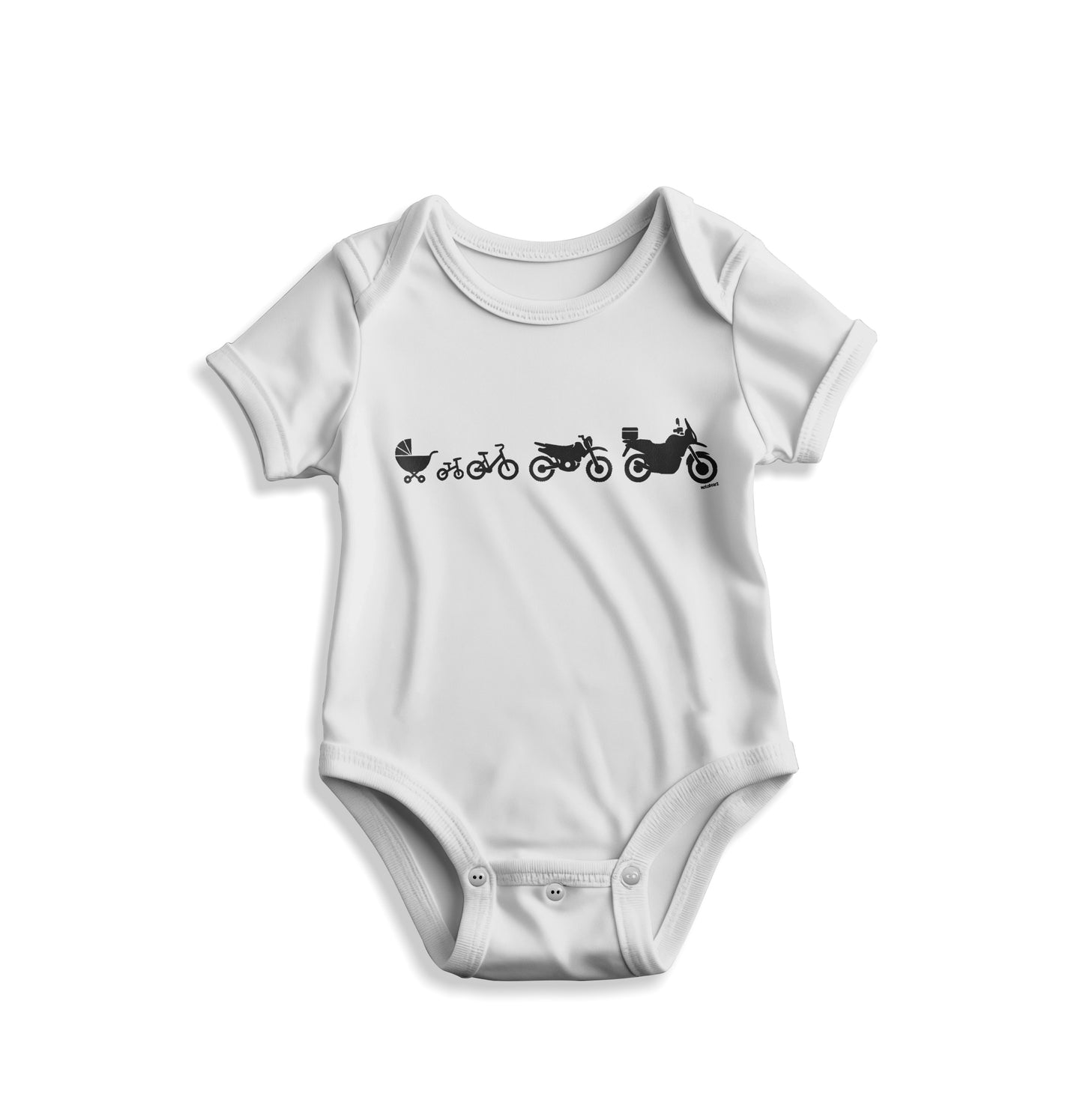 The Evolution of a Motorcycle - Motosikletin Evrimi MotoBearZ Bebek Zıbını – Minik Ruhlara Büyük Stil - Yumuşacık Pamuklu Tasarım