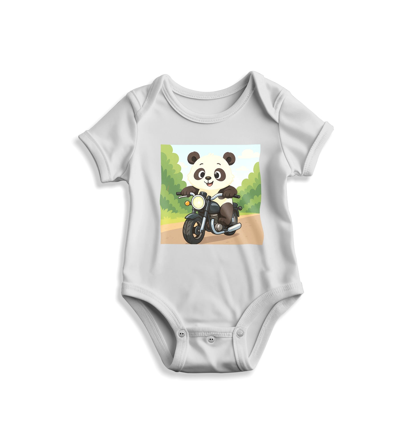 Mini Panda Rider MotoBearZ Bebek Zıbını – Minik Ruhlara Büyük Stil - Yumuşacık Pamuklu Tasarım