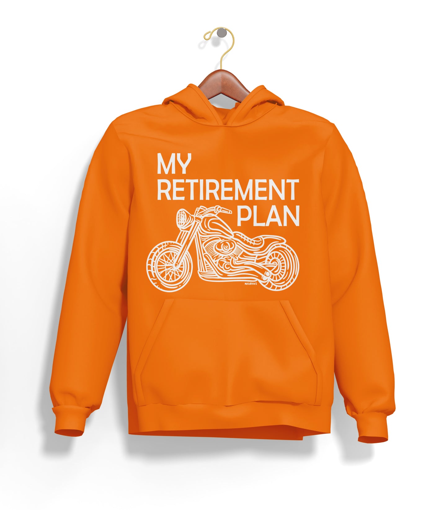 Benim Emeklilik Planım - My Retirement Plan Hoodie – Şardonlu Kalın Unisex Motosiklet Kapüşonlu Sweatshirt - Hoodie Collection