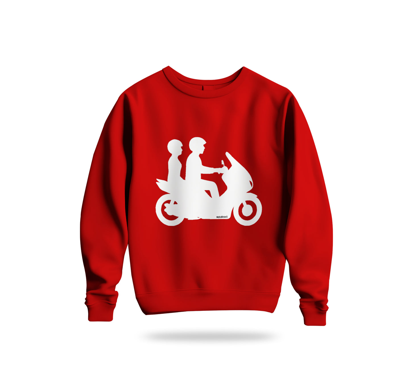 Double Riders Sweatshirt Baskılı Bisiklet Yaka – Unisex Sweat Collection