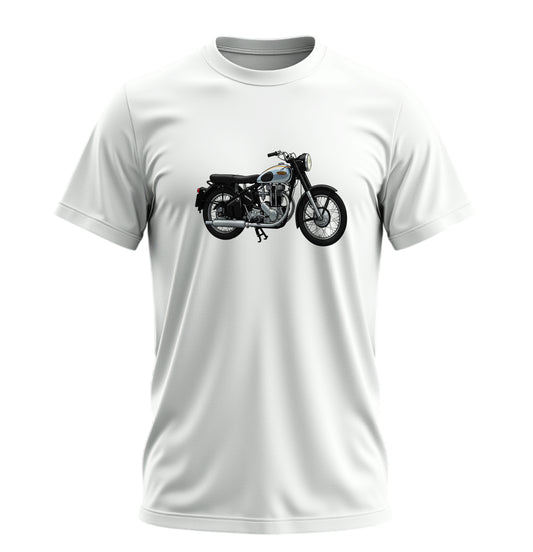 Rider Motosiklet - 10 Farklı Renk - Unisex Rahat Kalıp Baskılı Tişört - Moto Garage Collection