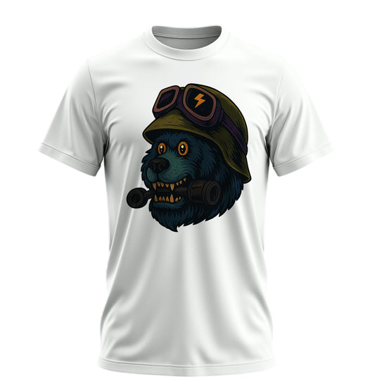 Crazy BearZ - 10 Farklı Renk - Unisex Rahat Kalıp Baskılı Tişört - BearZ Collection