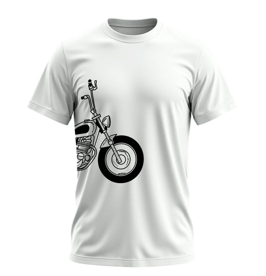 The Classic Voodoo Torque - Unisex Rahat Kalıp Baskılı Tişört - Moto Garage Collection