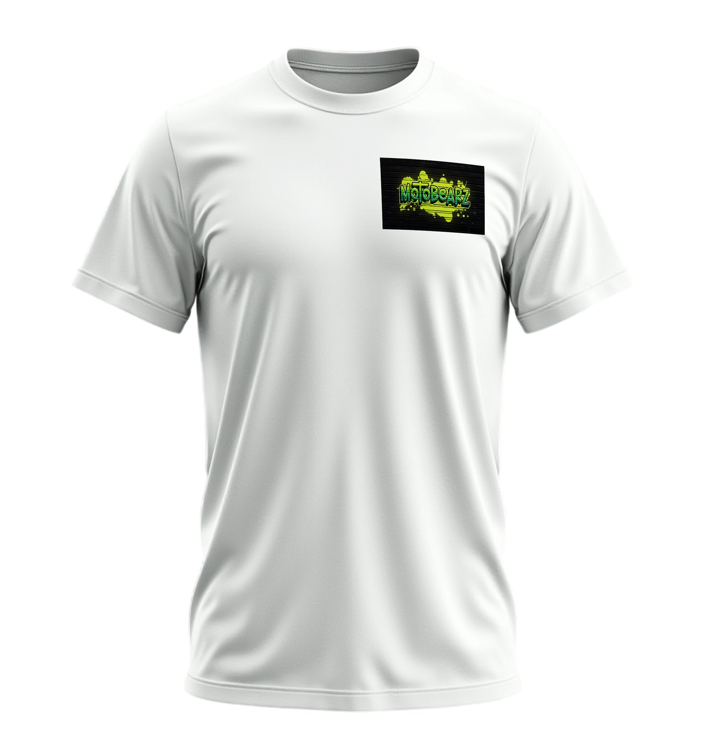 MotoBearZ Sarı Neon Graffiti - 10 Farklı Renk - Unisex Rahat Kalıp Baskılı Tişört - Regular Tişört Collection