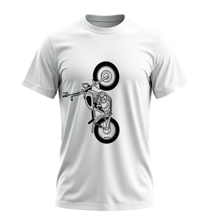 The Classic Steel Nomad  - 10 Farklı Renk - Unisex Rahat Kalıp Baskılı Tişört - Moto Garage Collection