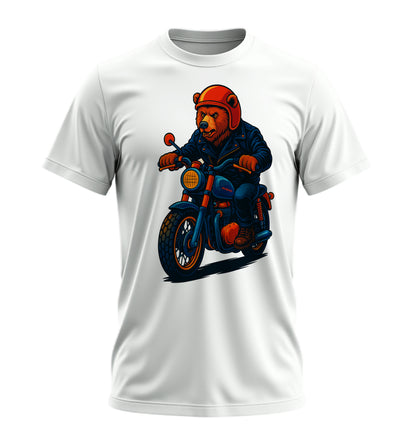 Orange Bear - 10 Farklı Renk - Unisex Rahat Kalıp Baskılı Tişört - BearZ Collection