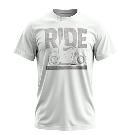 Ride - 10 Farklı Renk - Unisex Rahat Kalıp Baskılı Tişört - Moto Garage Collection