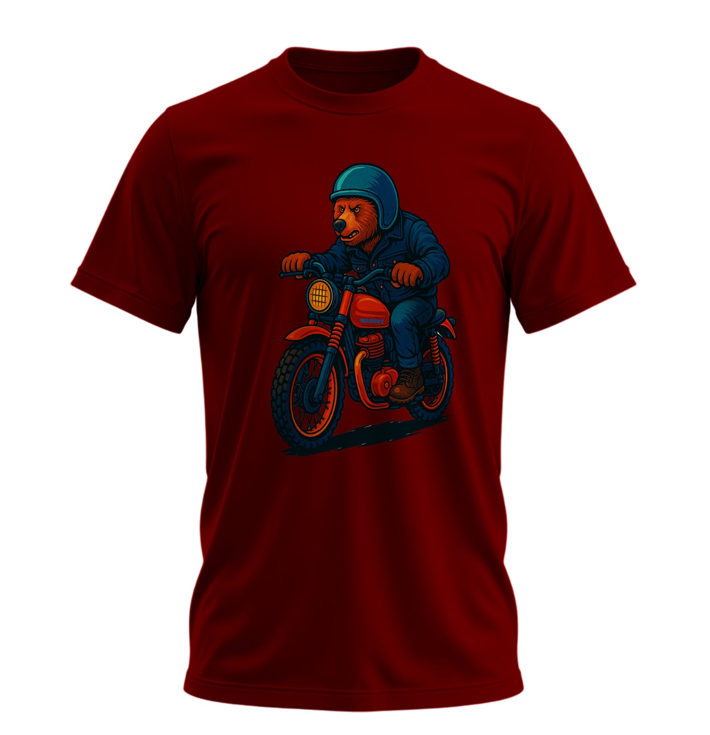 Blue BearZ - 10 Farklı Renk - Unisex Rahat Kalıp Baskılı Tişört - BearZ Collection