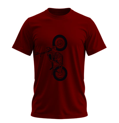 The Classic Steel Nomad  - 10 Farklı Renk - Unisex Rahat Kalıp Baskılı Tişört - Moto Garage Collection