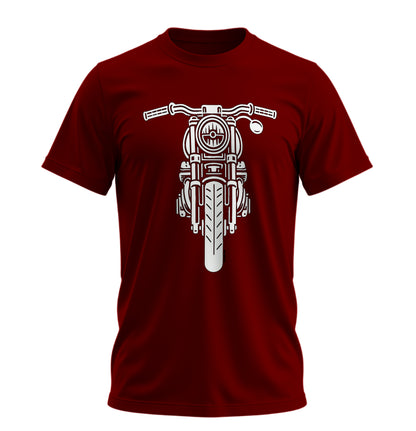 The Classic Ghost Piston  - 10 Farklı Renk - Unisex Rahat Kalıp Baskılı Tişört - Moto Garage Collection