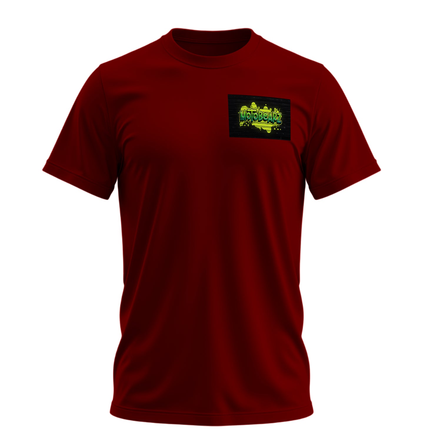 MotoBearZ Sarı Neon Graffiti - 10 Farklı Renk - Unisex Rahat Kalıp Baskılı Tişört - Regular Tişört Collection