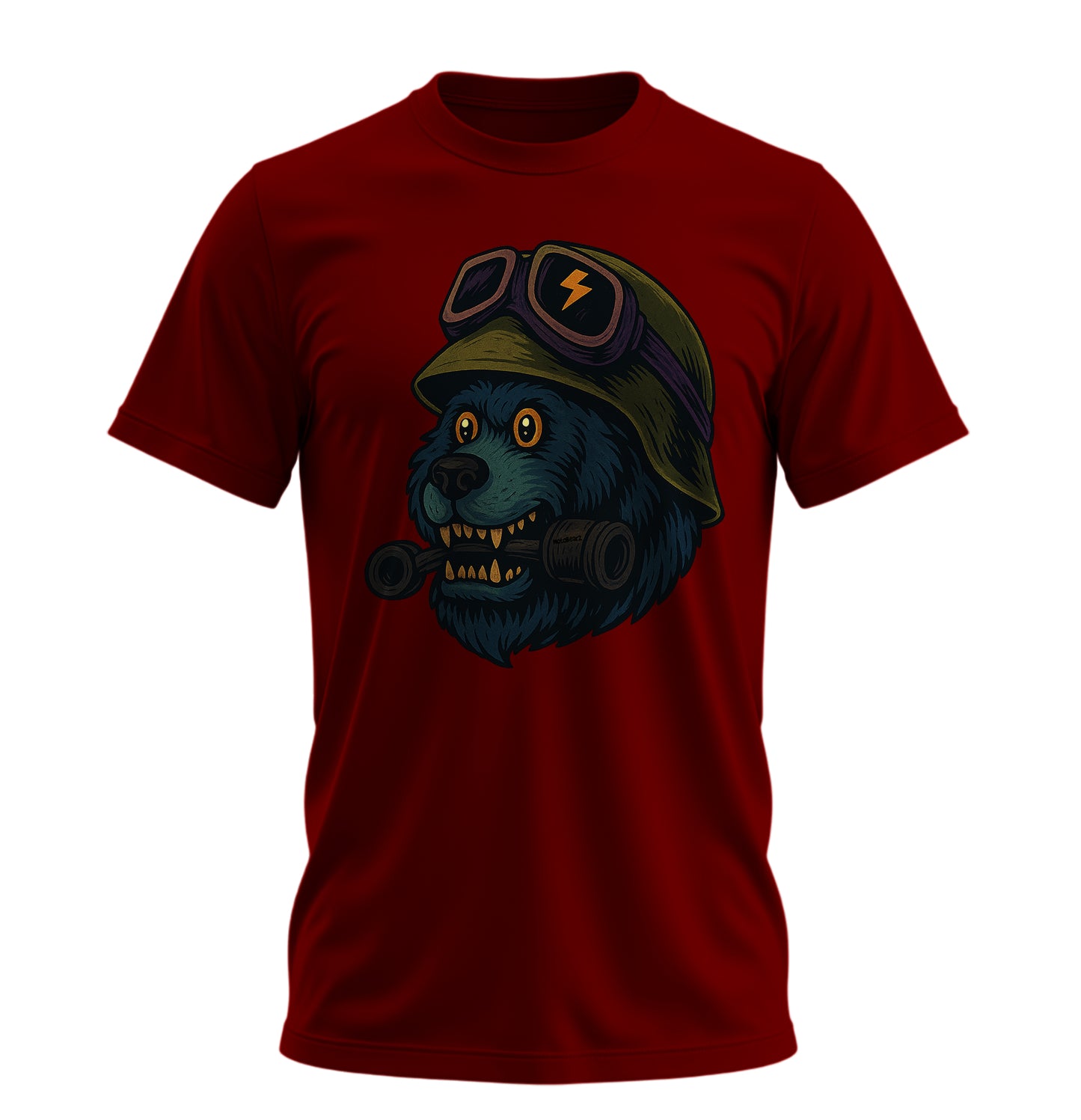 Crazy BearZ - 10 Farklı Renk - Unisex Rahat Kalıp Baskılı Tişört - BearZ Collection
