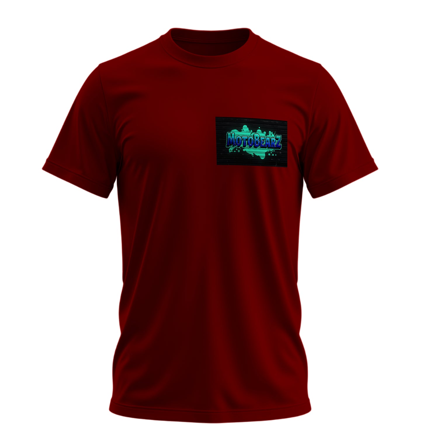 MotoBearZ Yeşil Graffiti - 10 Farklı Renk - Unisex Rahat Kalıp Baskılı Tişört - Regular Tişört Collection