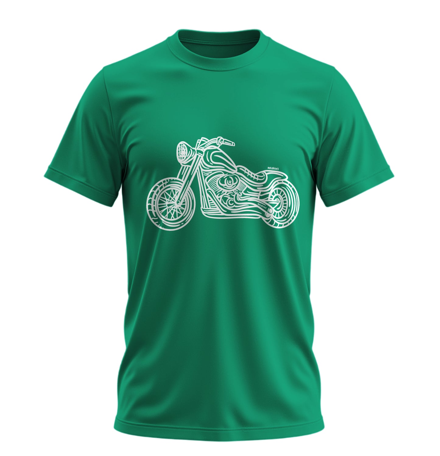 Chopper Line - 10 Farklı Renk - Unisex Rahat Kalıp Baskılı Tişört - Moto Garage Collection