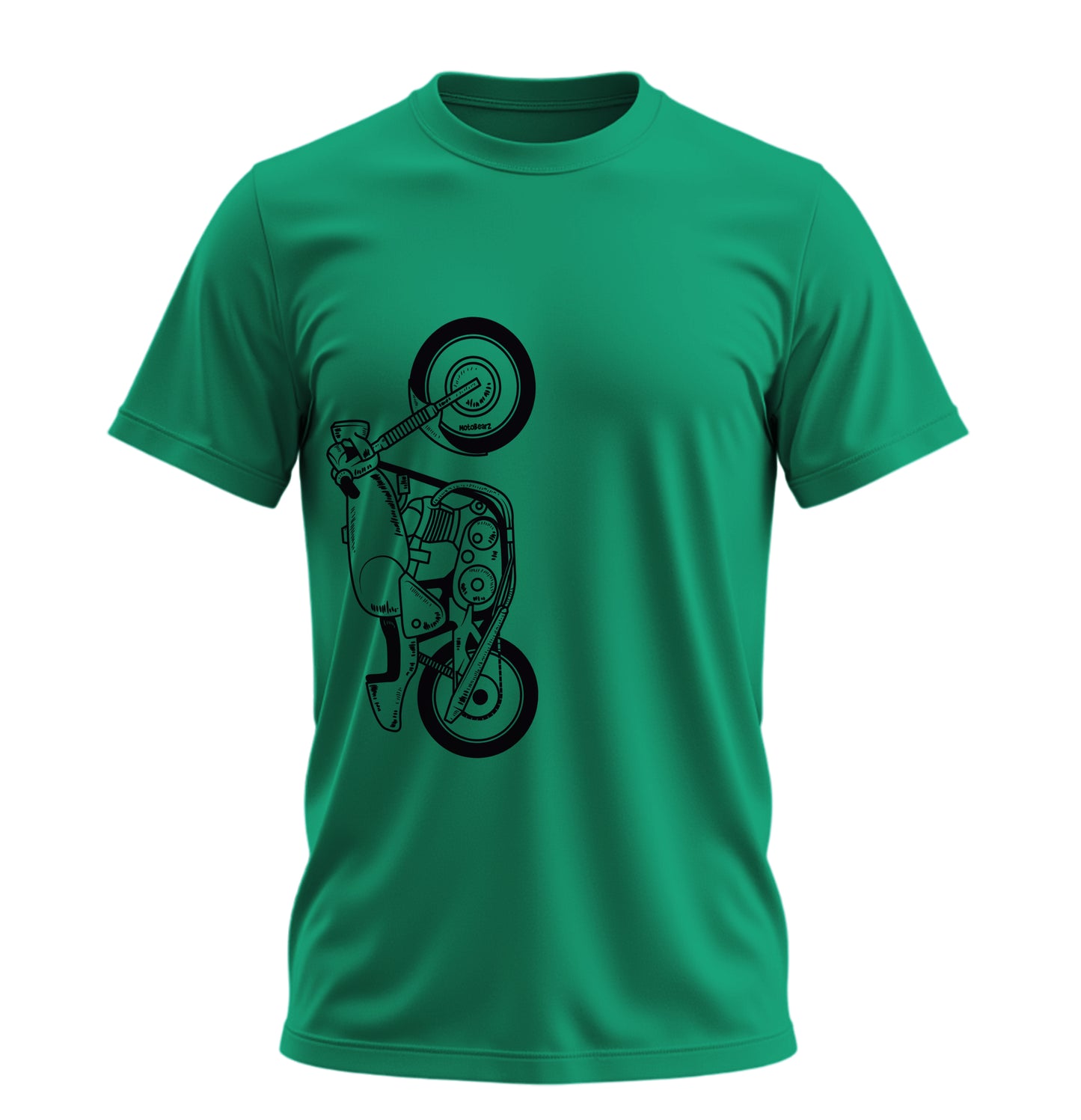The Classic Shadow Fang  - 10 Farklı Renk - Unisex Rahat Kalıp Baskılı Tişört - Moto Garage Collection