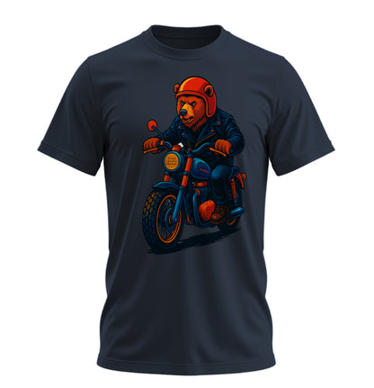 Orange Bear - 10 Farklı Renk - Unisex Rahat Kalıp Baskılı Tişört - BearZ Collection