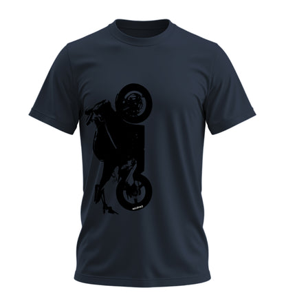 Blaze Serpent Racing Motosiklet  - 10 Farklı Renk - Unisex Rahat Kalıp Baskılı Tişört - Moto Garage Collection