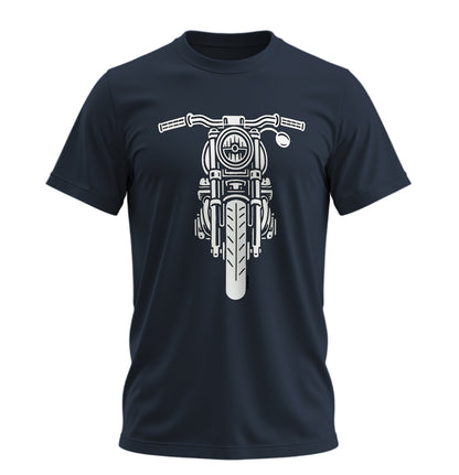 The Classic Ghost Piston  - 10 Farklı Renk - Unisex Rahat Kalıp Baskılı Tişört - Moto Garage Collection