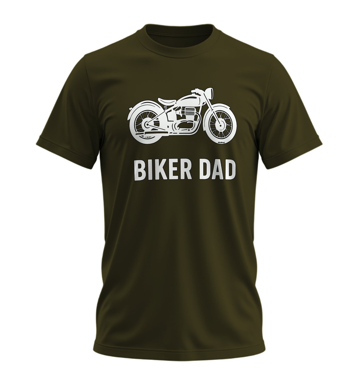 Biker Dad - Motorcu Baba - 10 Farklı Renk - Unisex Rahat Kalıp Baskılı Tişört - Moto Garage Collection