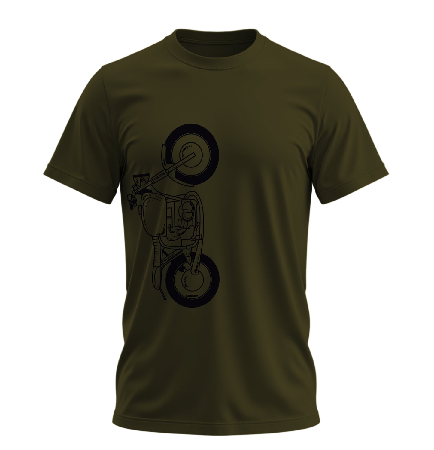 The Classic Crimson Vulture  - 10 Farklı Renk - Unisex Rahat Kalıp Baskılı Tişört - Moto Garage Collection
