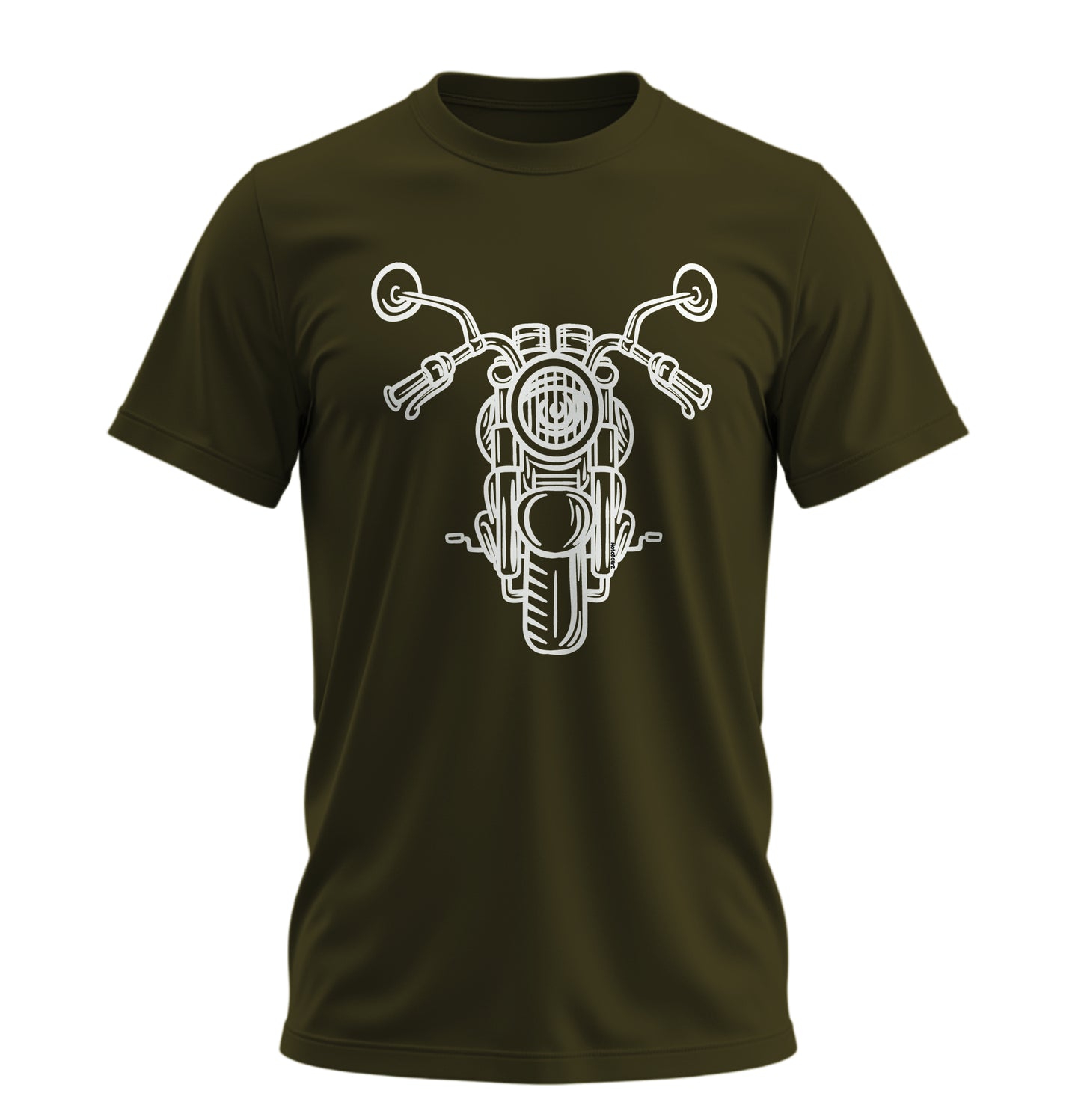 Chopper Bold Head - 10 Farklı Renk - Unisex Rahat Kalıp Baskılı Tişört - Moto Garage Collection
