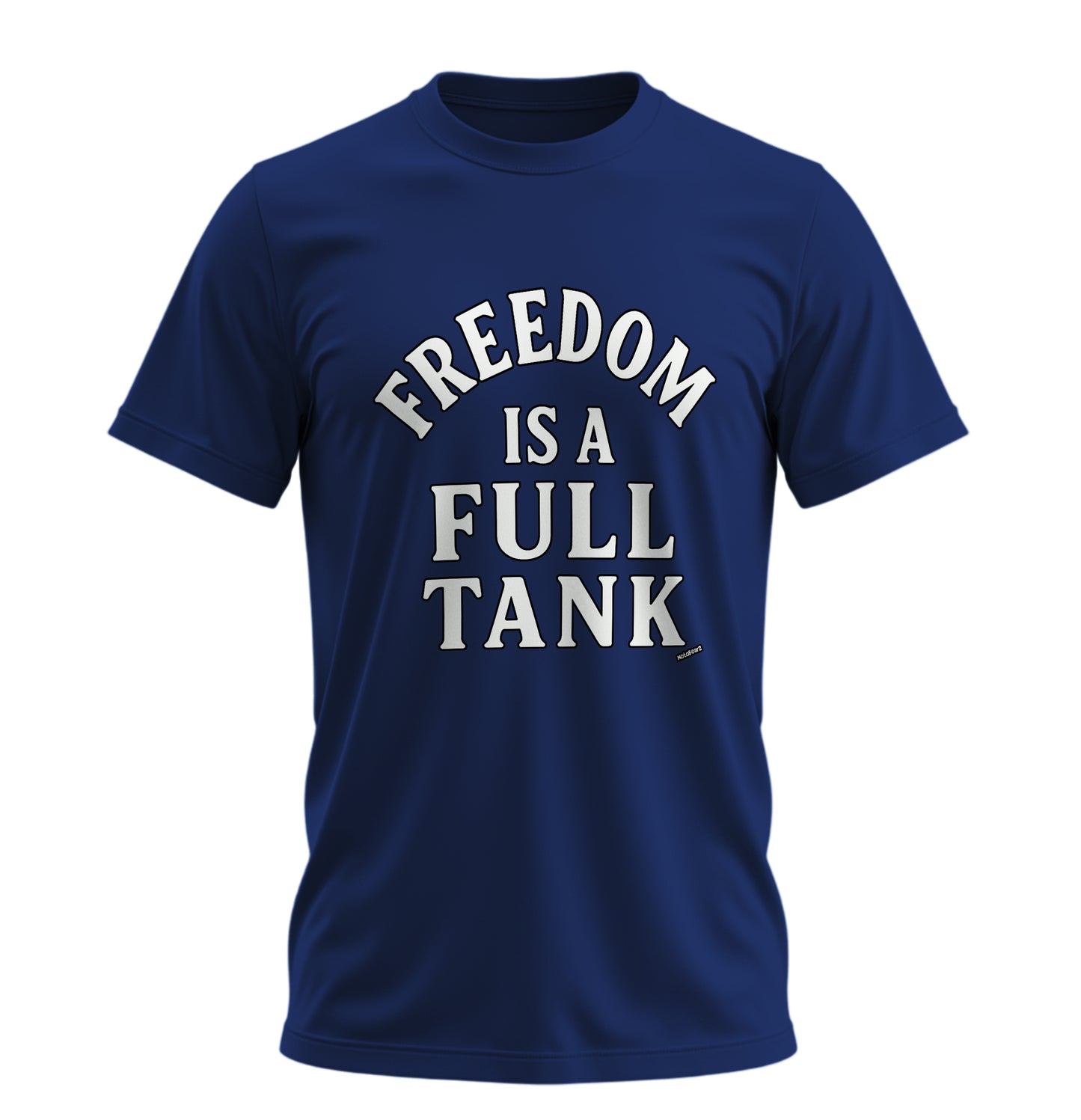 Freedom is Full Tank - 10 Farklı Renk - Unisex Rahat Kalıp Baskılı Tişört - Moto Garage Collection