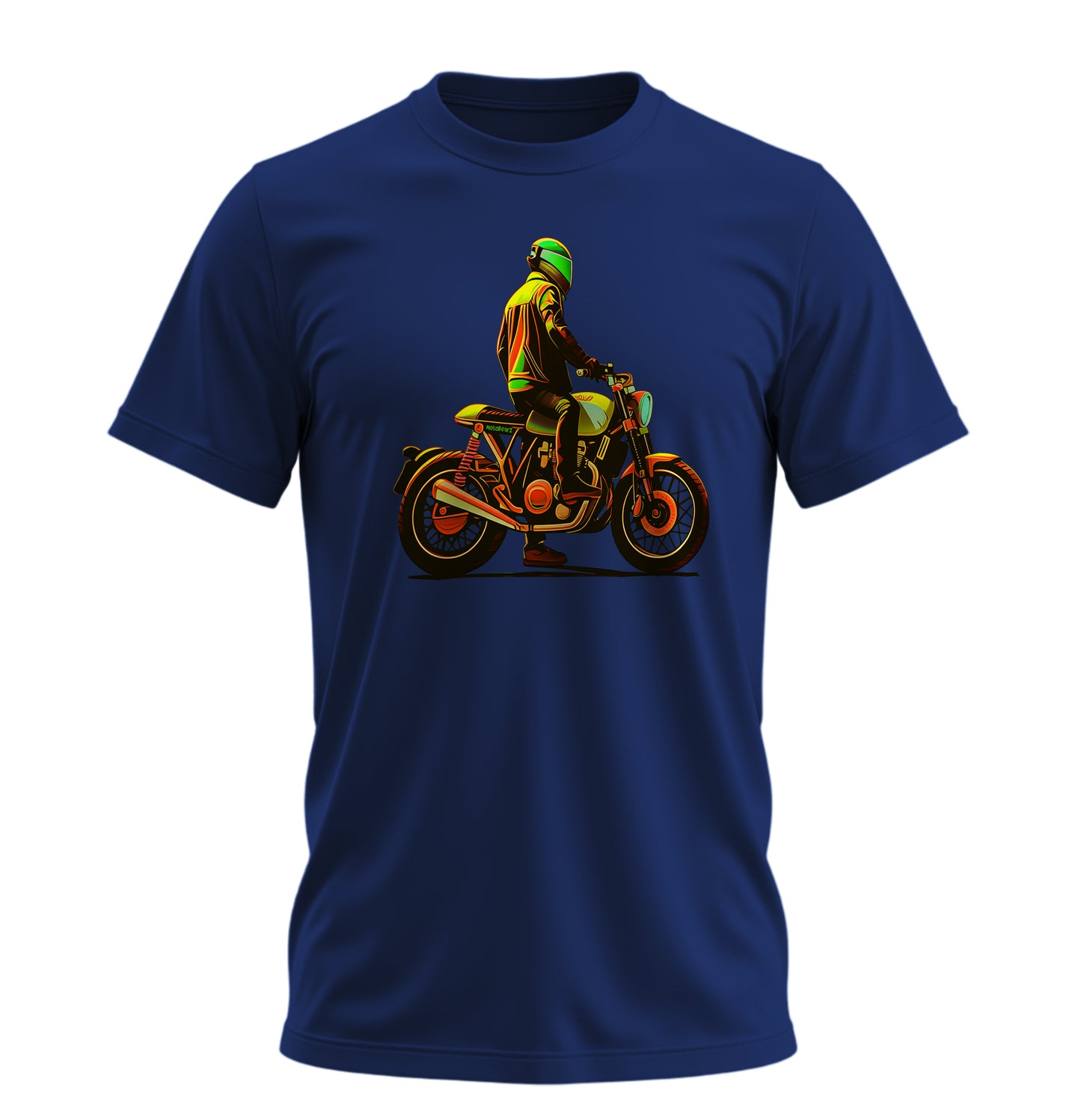 Neon Rider - 10 Farklı Renk - Unisex Rahat Kalıp Baskılı Tişört - Moto Garage Collection