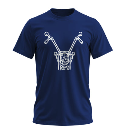 Chopper Head - 10 Farklı Renk - Unisex Rahat Kalıp Baskılı Tişört - Moto Garage Collection