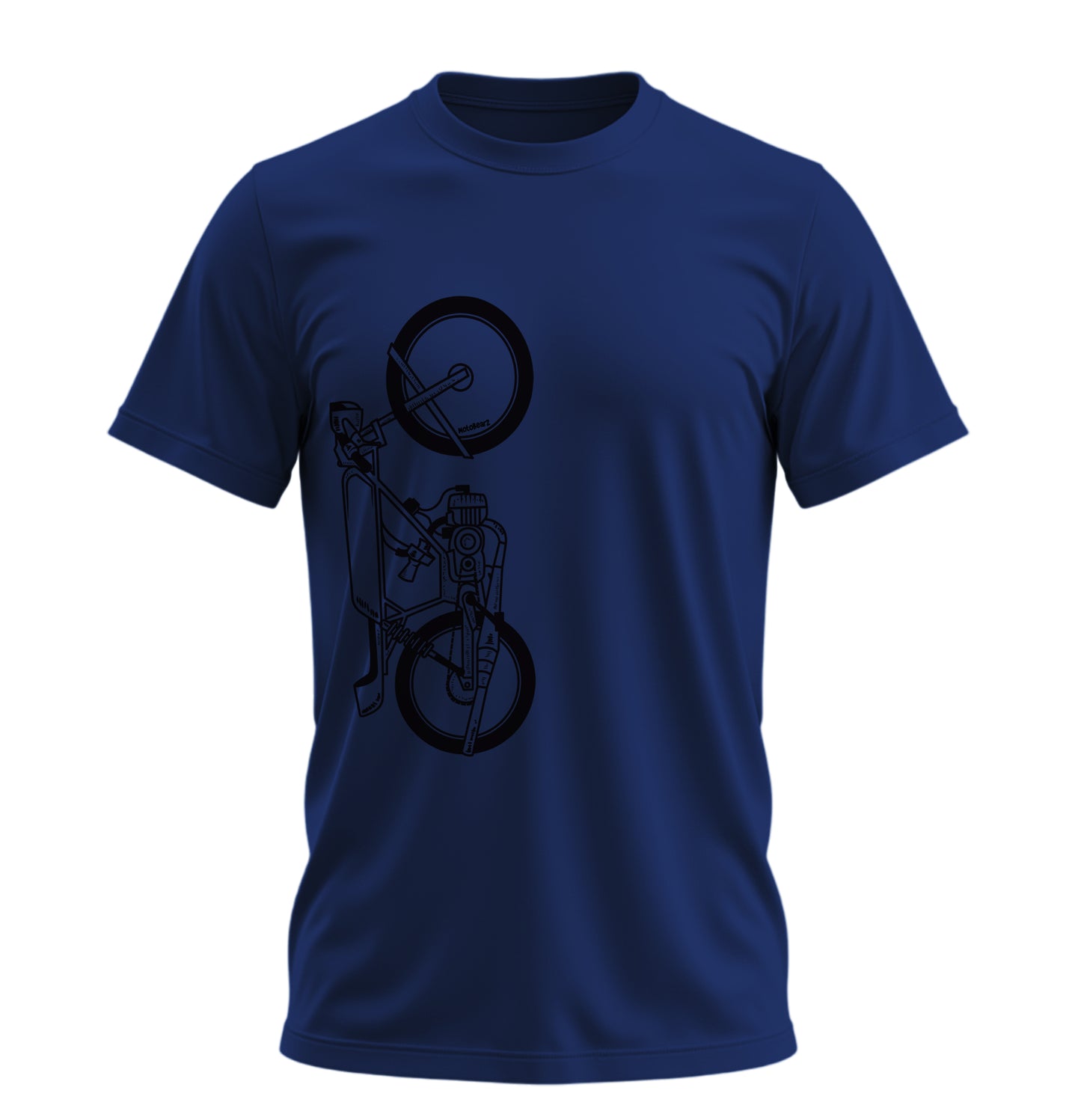 The Classic Iron Howl  - 10 Farklı Renk - Unisex Rahat Kalıp Baskılı Tişört - Moto Garage Collection