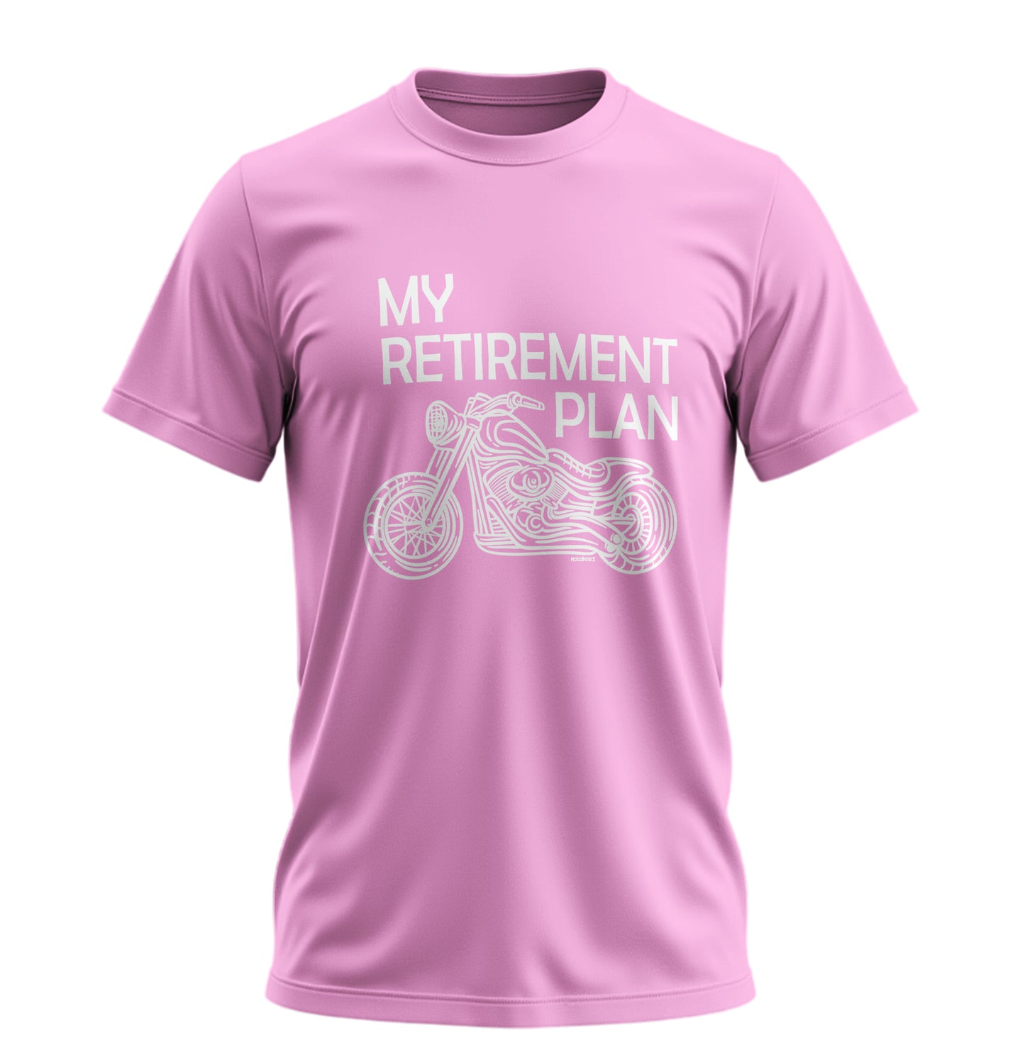 Benim Emeklilik Planım - My Retirement Plan - 10 Farklı Renk - Unisex Rahat Kalıp Baskılı Tişört - Moto Garage Collection