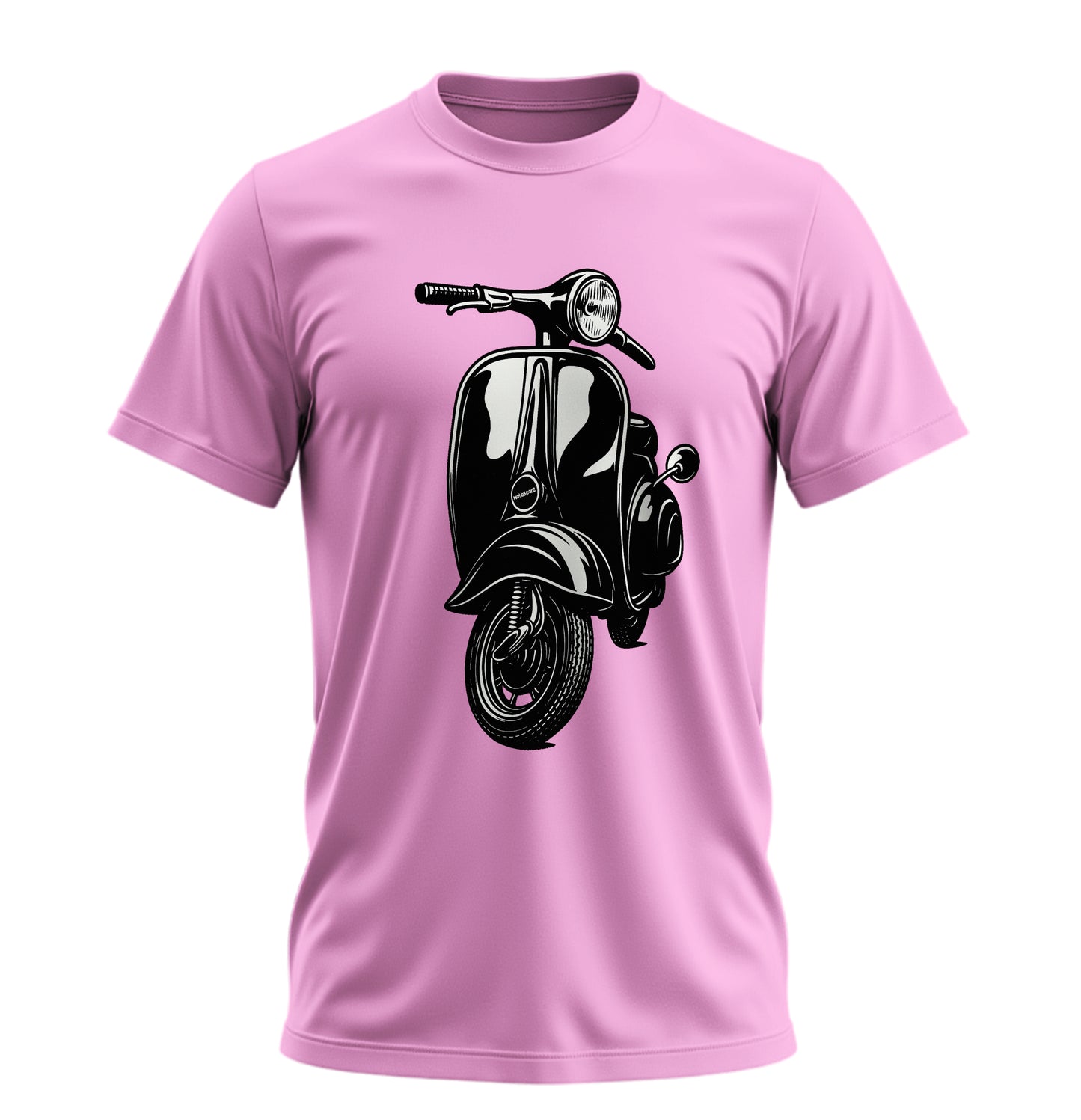 The Nostalgic Scooter - 10 Farklı Renk - Unisex Rahat Kalıp Baskılı Tişört - Moto Garage Collection