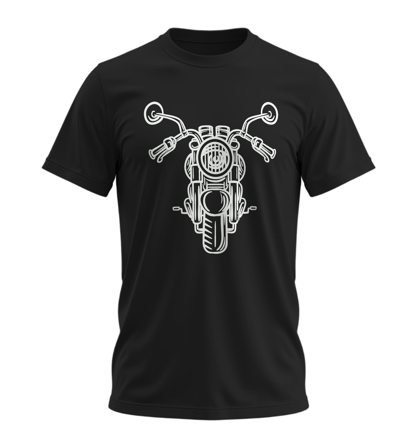 Chopper Bold Head - 10 Farklı Renk - Unisex Rahat Kalıp Baskılı Tişört - Moto Garage Collection
