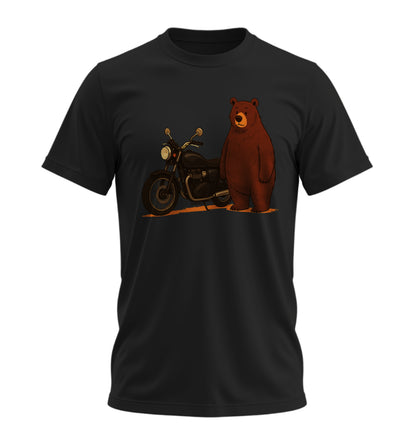 Calm BearZ - 10 Farklı Renk - Unisex Rahat Kalıp Baskılı Tişört - BearZ Collection