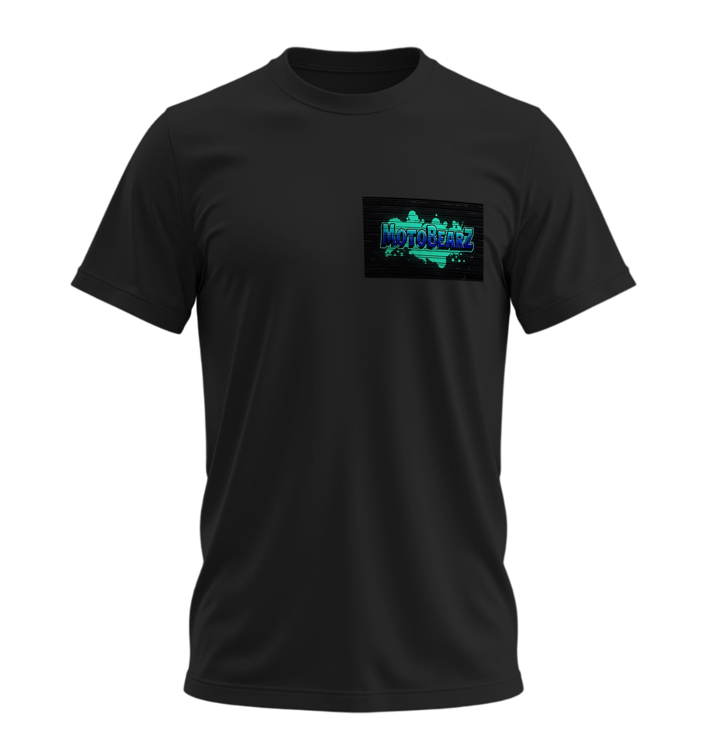MotoBearZ Yeşil Graffiti - 10 Farklı Renk - Unisex Rahat Kalıp Baskılı Tişört - Regular Tişört Collection