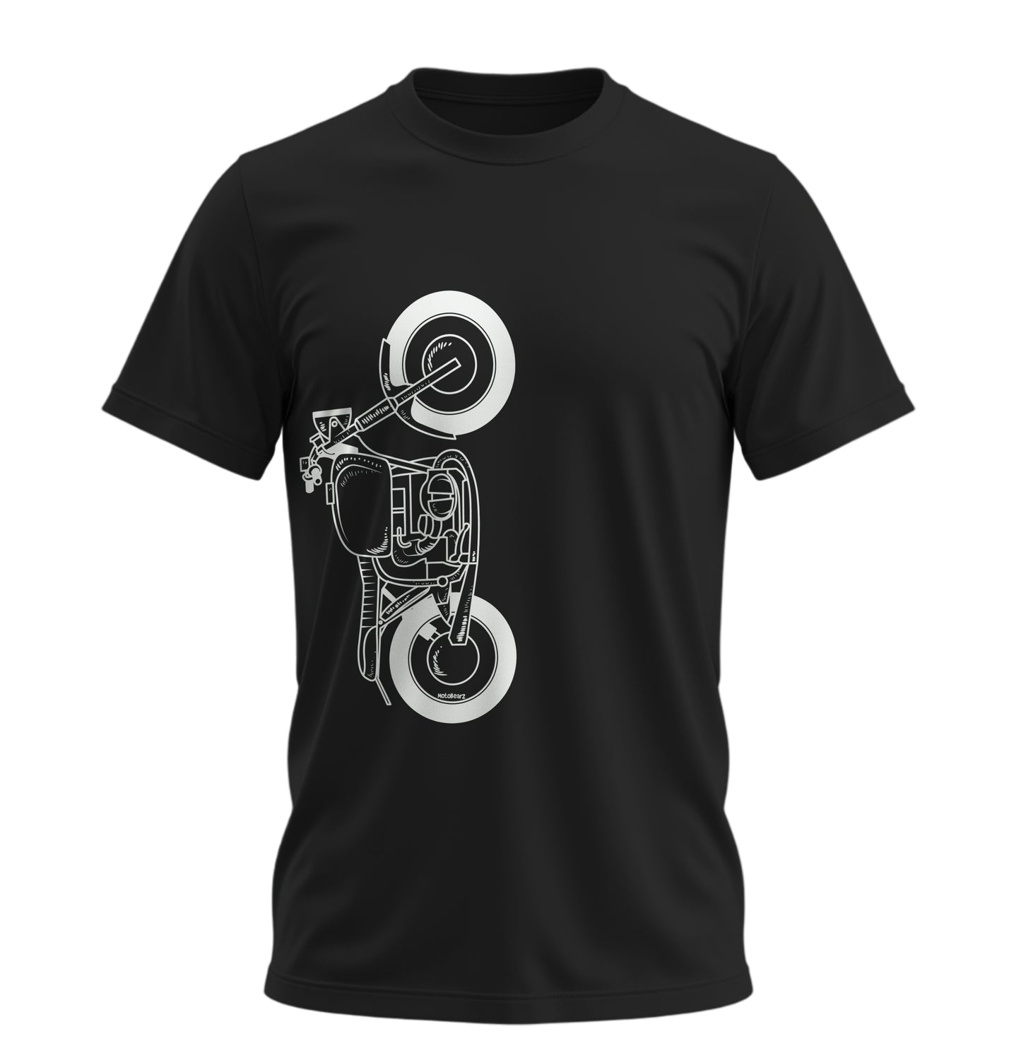 The Classic Crimson Vulture  - 10 Farklı Renk - Unisex Rahat Kalıp Baskılı Tişört - Moto Garage Collection