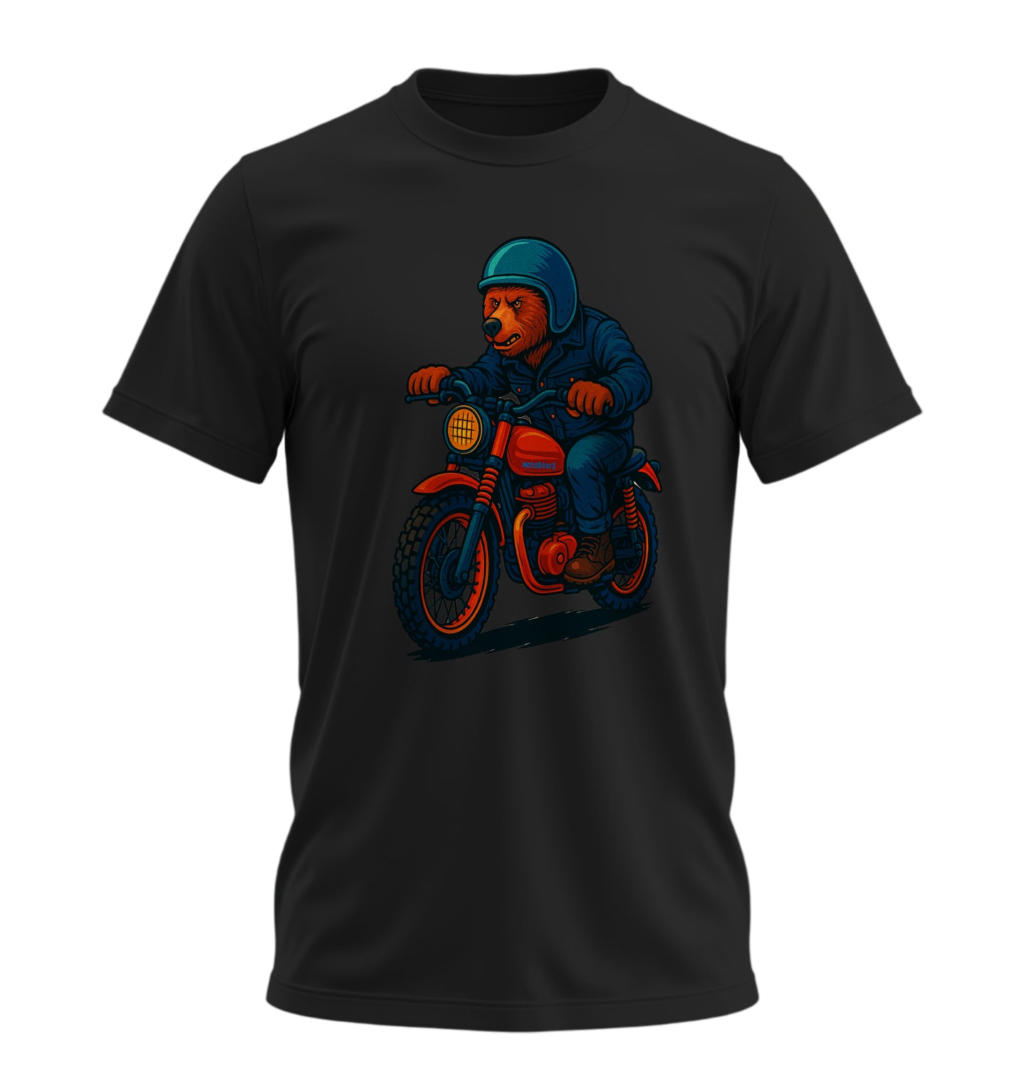 Blue BearZ - 10 Farklı Renk - Unisex Rahat Kalıp Baskılı Tişört - BearZ Collection