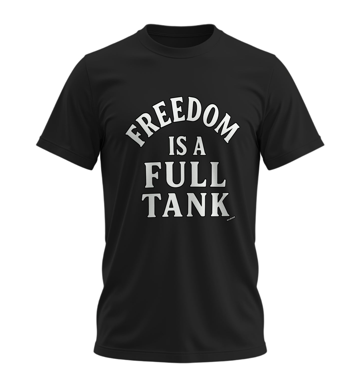 Freedom is Full Tank - 10 Farklı Renk - Unisex Rahat Kalıp Baskılı Tişört - Moto Garage Collection