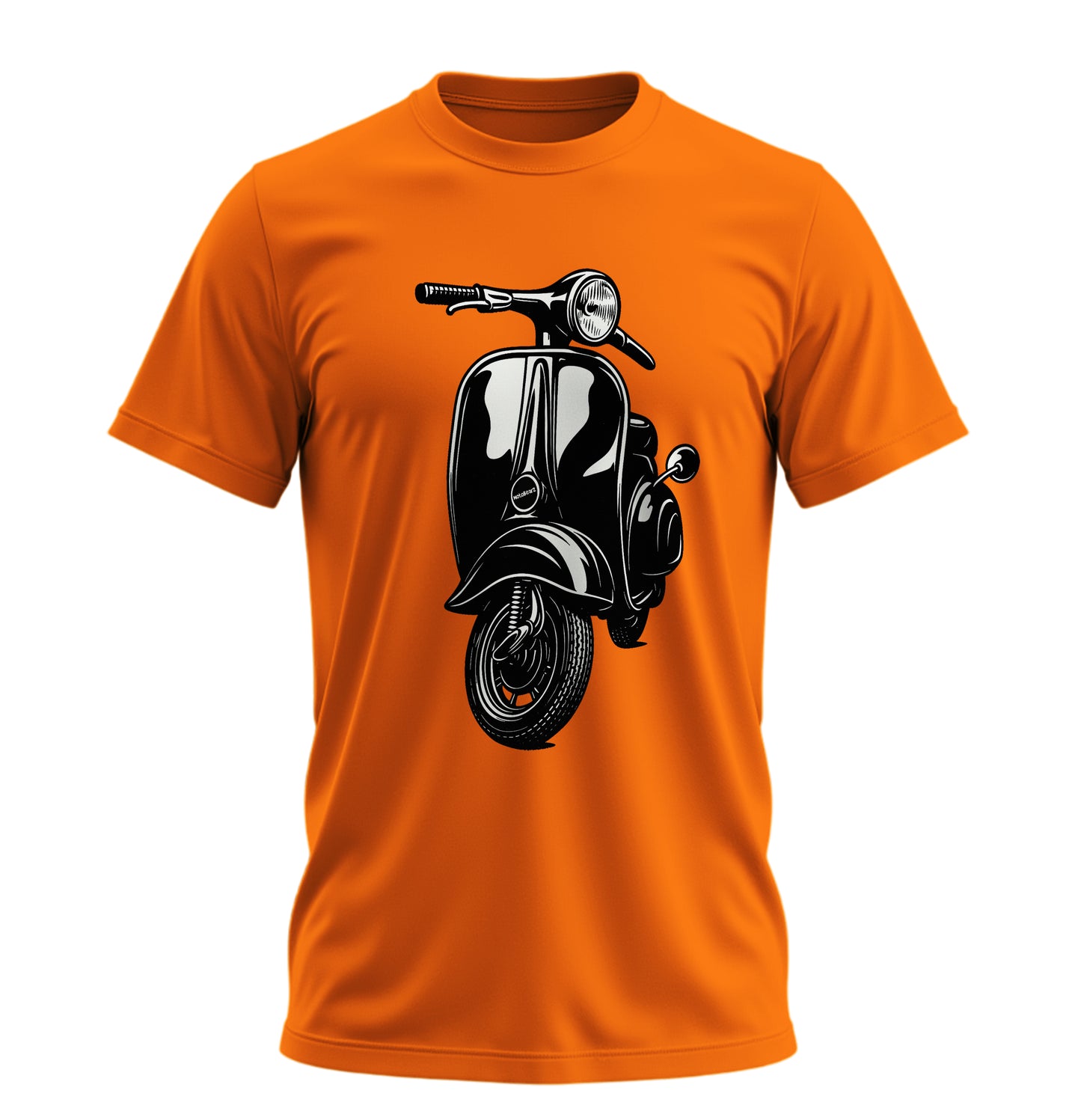 The Nostalgic Scooter - 10 Farklı Renk - Unisex Rahat Kalıp Baskılı Tişört - Moto Garage Collection