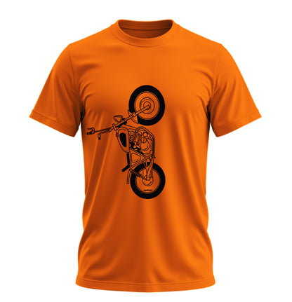 The Classic Steel Nomad  - 10 Farklı Renk - Unisex Rahat Kalıp Baskılı Tişört - Moto Garage Collection