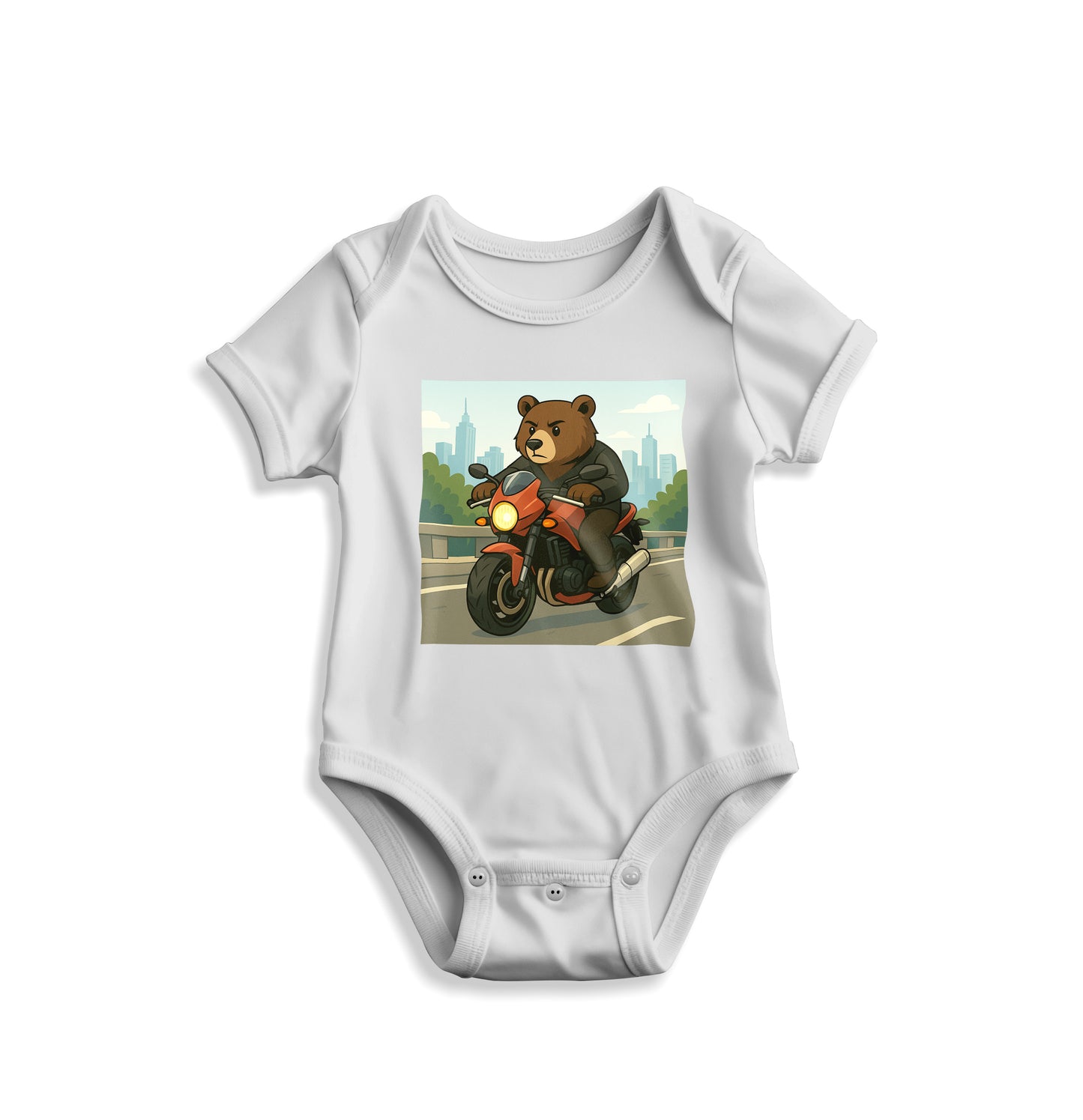 Angry Baby BearZ Rider MotoBearZ Bebek Zıbını – Minik Ruhlara Büyük Stil - Yumuşacık Pamuklu Tasarım