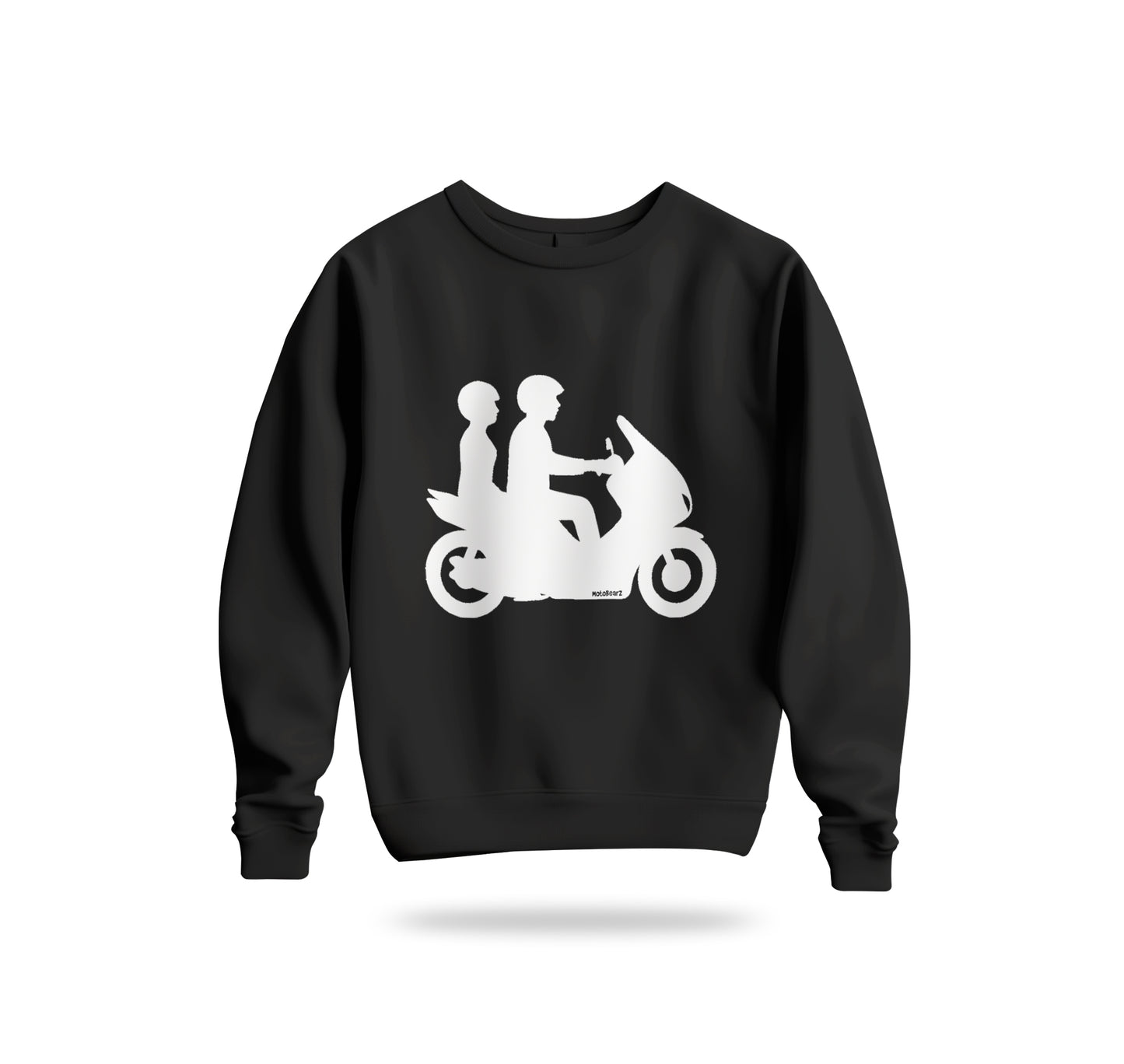 Double Riders Sweatshirt Baskılı Bisiklet Yaka – Unisex Sweat Collection