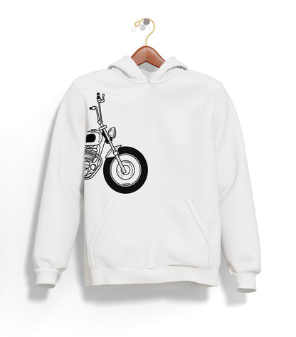 The Classic Voodoo Torque Hoodie – Şardonlu Kalın Unisex Motosiklet Kapüşonlu Sweatshirt - Hoodie Collection