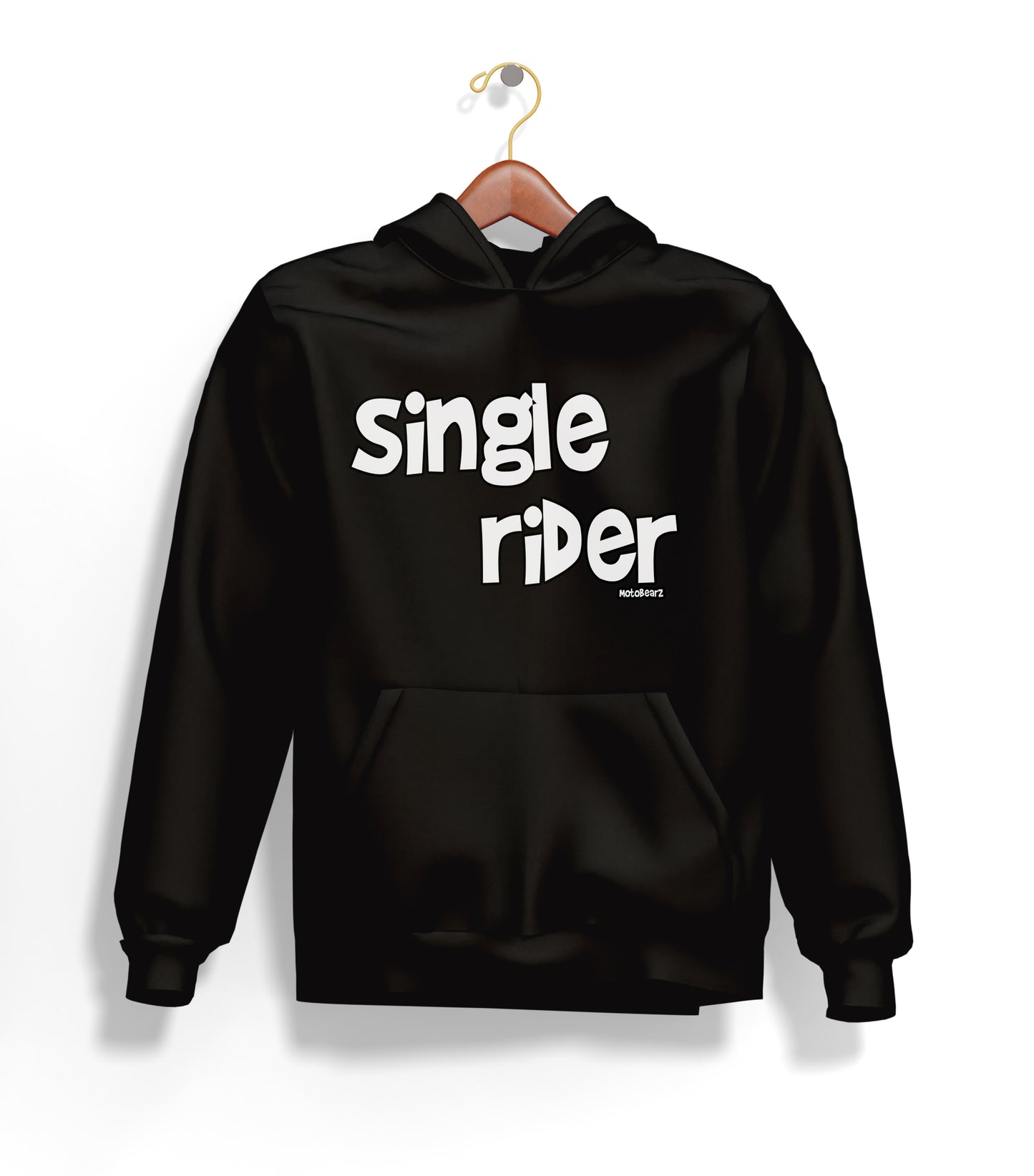 Single Rider Hoodie – Şardonlu Kalın Unisex Motosiklet Kapüşonlu Sweatshirt - Hoodie Collection