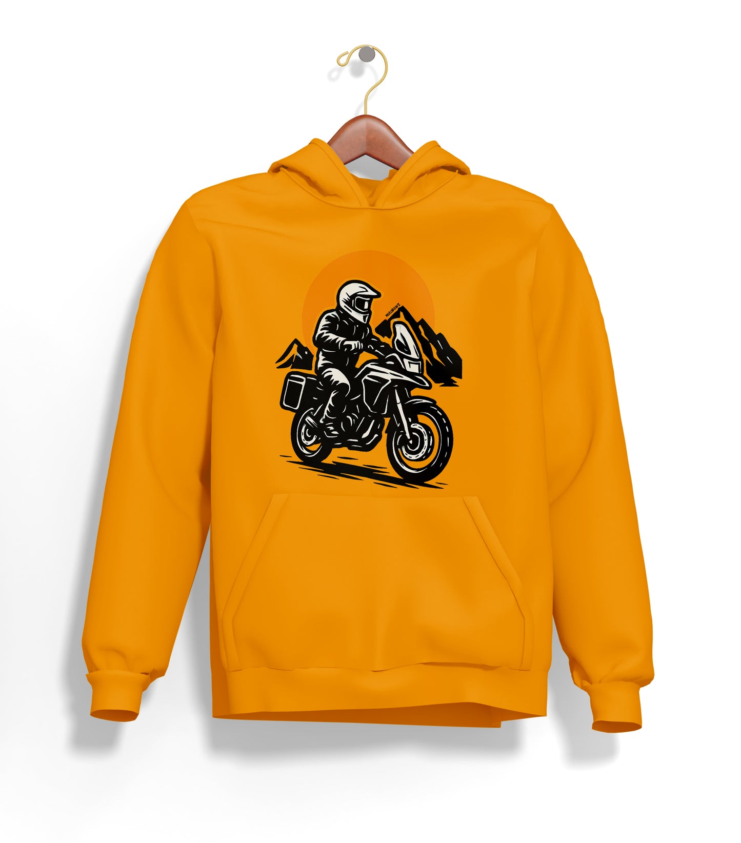Adventure Biker Hoodie – Şardonlu Kalın Unisex Motosiklet Kapüşonlu Sweatshirt - Hoodie Collection
