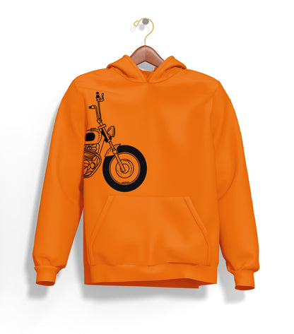 The Classic Voodoo Torque Hoodie – Şardonlu Kalın Unisex Motosiklet Kapüşonlu Sweatshirt - Hoodie Collection