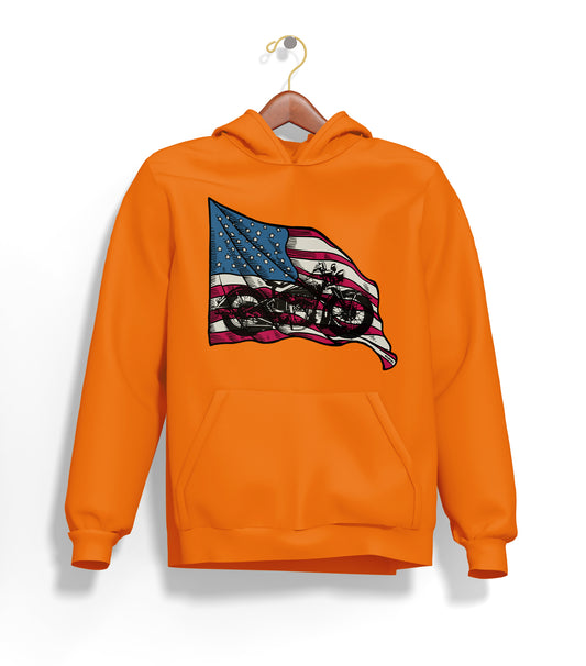 American Chopper Hoodie – Şardonlu Kalın Unisex Motosiklet Kapüşonlu Sweatshirt - Hoodie Collection