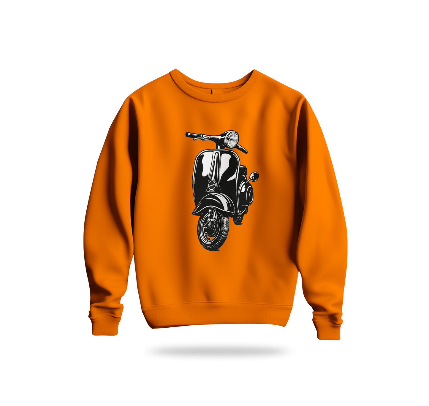 The Nostalgic Scooter Sweatshirt Baskılı Bisiklet Yaka – Unisex Sweat Collection